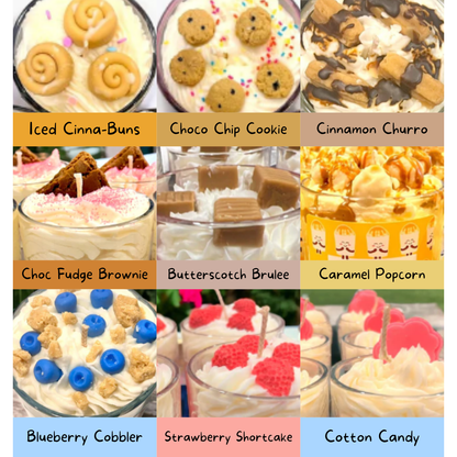 WS - Whipped Dessert Soy Wax Candle (10 Styles) !MOQ 3!