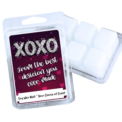 XOXO From Best Decision You Ever Made Valentines Wax Clamshell