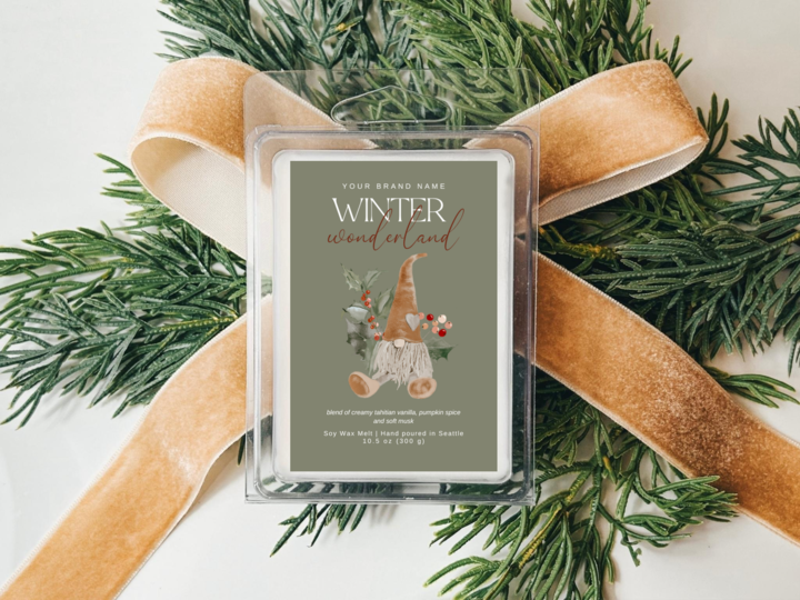 WS - Posh Christmas Themed Clamshell Wax Melts !MOQ 12!