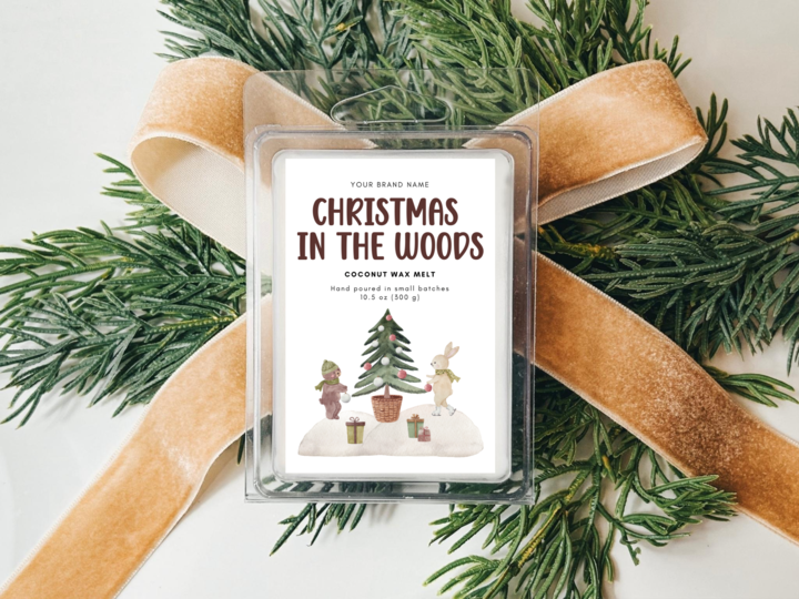 WS - Posh Christmas Themed Clamshell Wax Melts !MOQ 12!