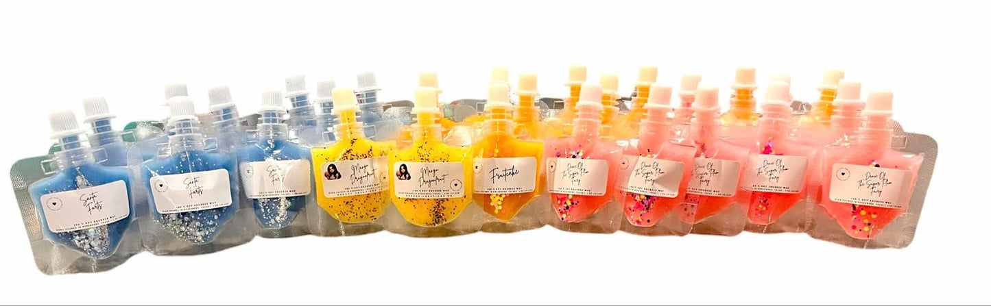 Highly Scented Squeeze Pouch Soy Wax (1oz Mini/Filler)