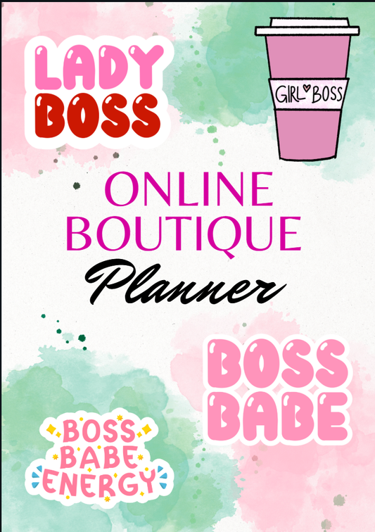 Boss Babe Online Boutique Planner Digital Download