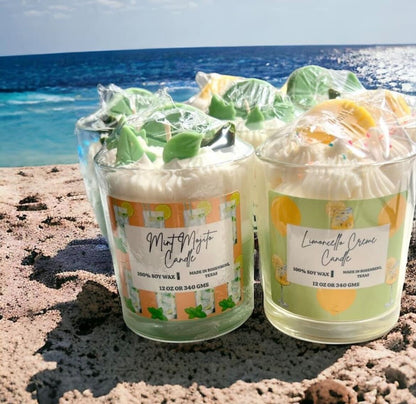 WS - Deluxe 12oz Whipped Cocktail Soy Wax Candle !MOQ 3!