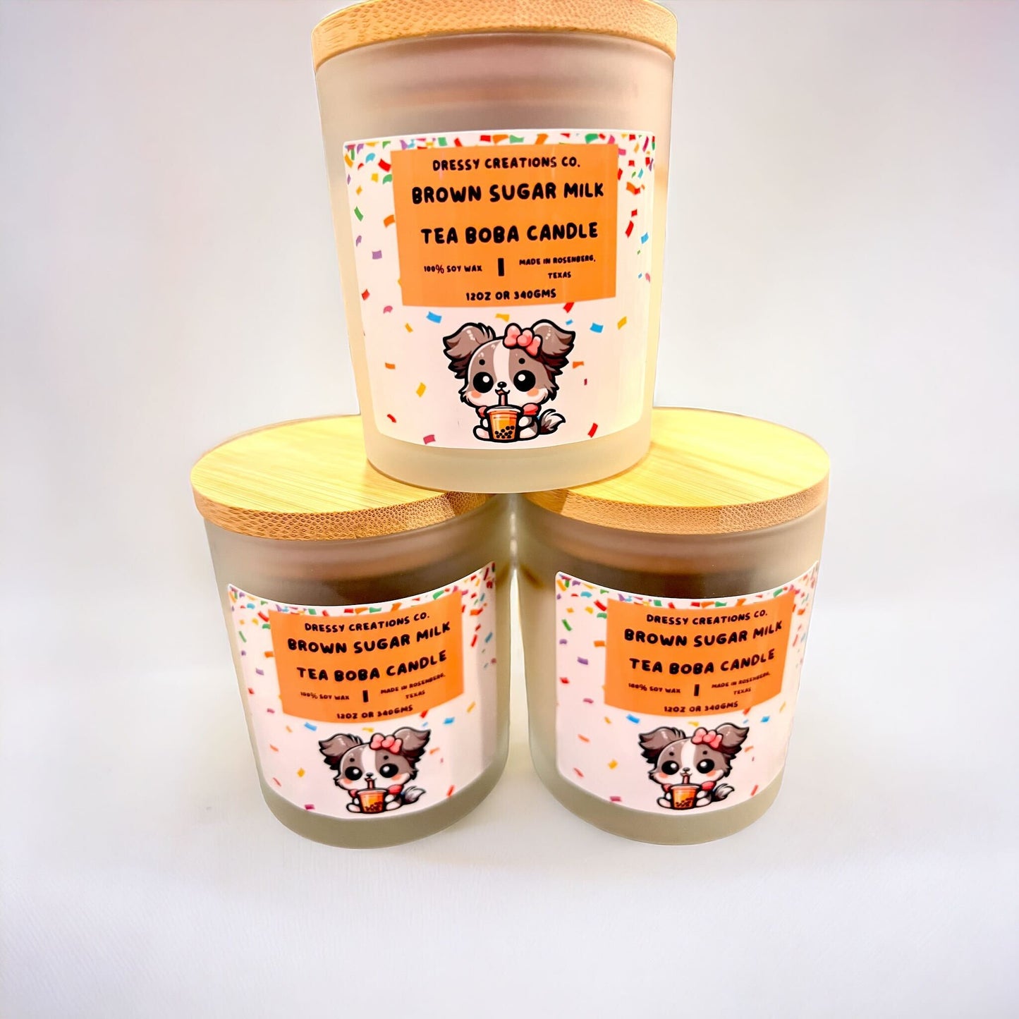 WS - Dessert Bamboo Candle - Asian Fusion Collection !MOQ 6!